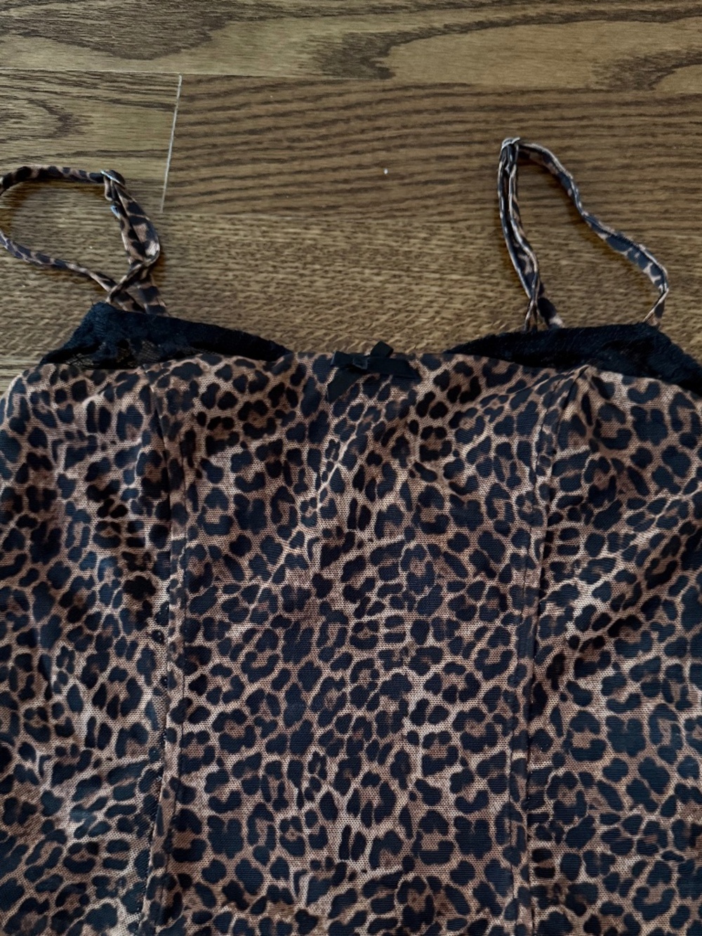 Edikted Animal Print Leopard Corset top Size XS